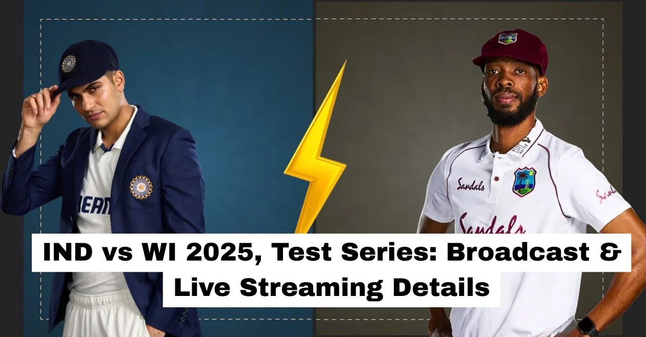 IND vs Wi 2025, Test Series: Details broadcast and live streaming – when and where to look in India, West -India, Australia Pakistan, US and other countries