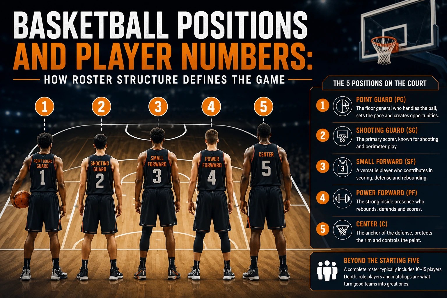 Basketball Positions and Player Numbers: How Roster Structure Defines the Game