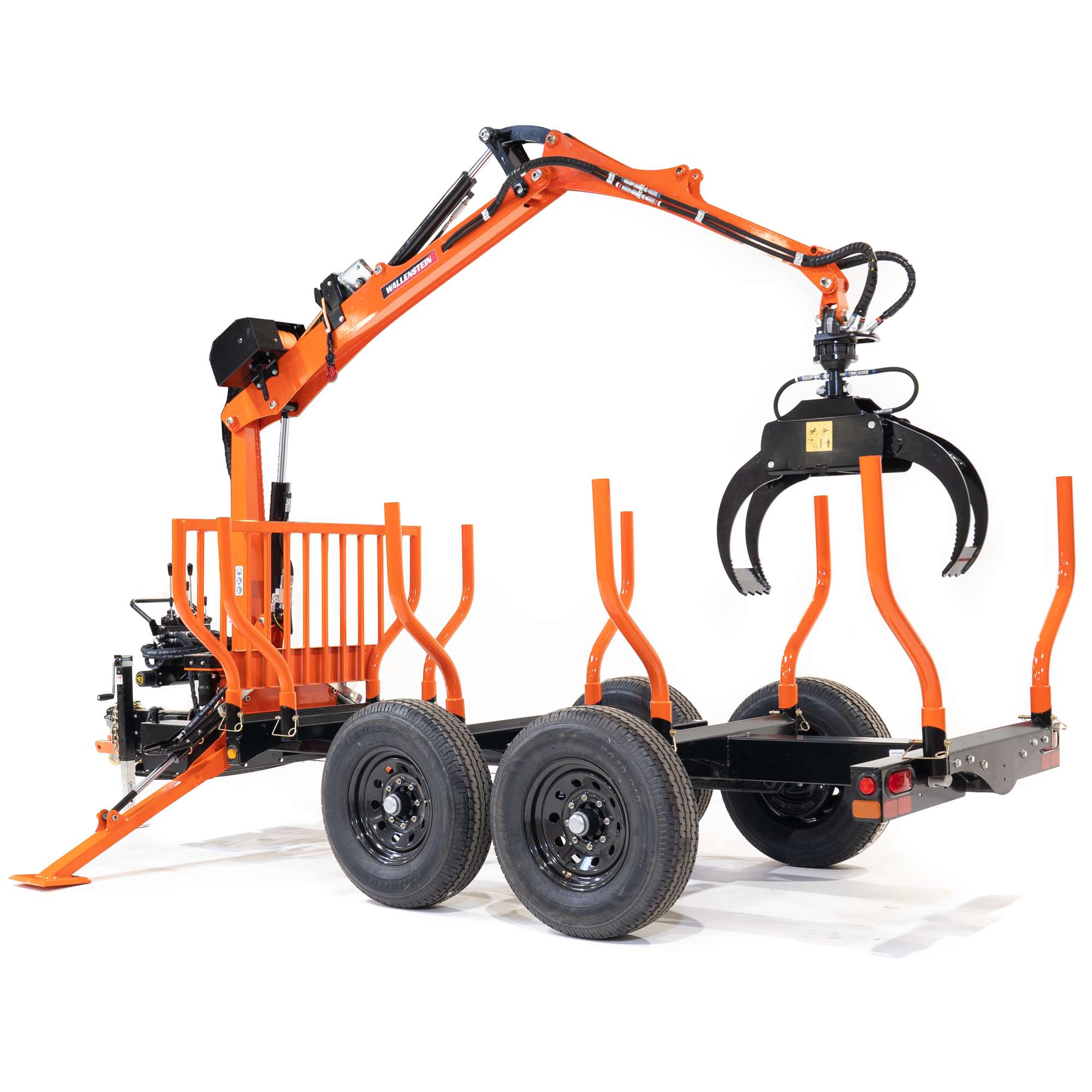 WALLENSTEIN LOG LOADER TRAILER