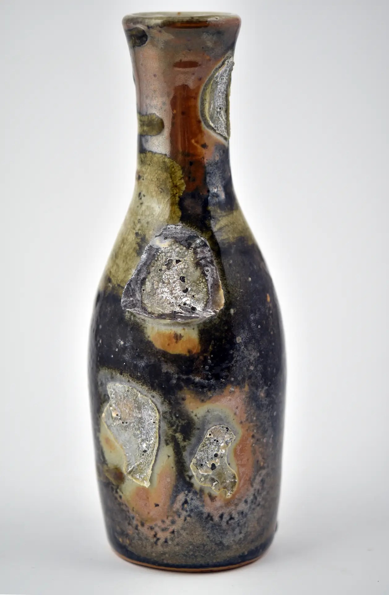 Gas fired shino bottle cone 10