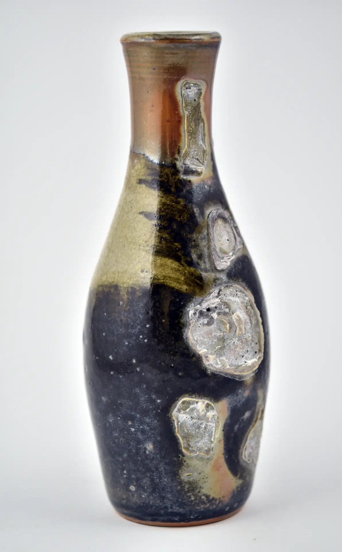 Gas fired shino bottle cone 10