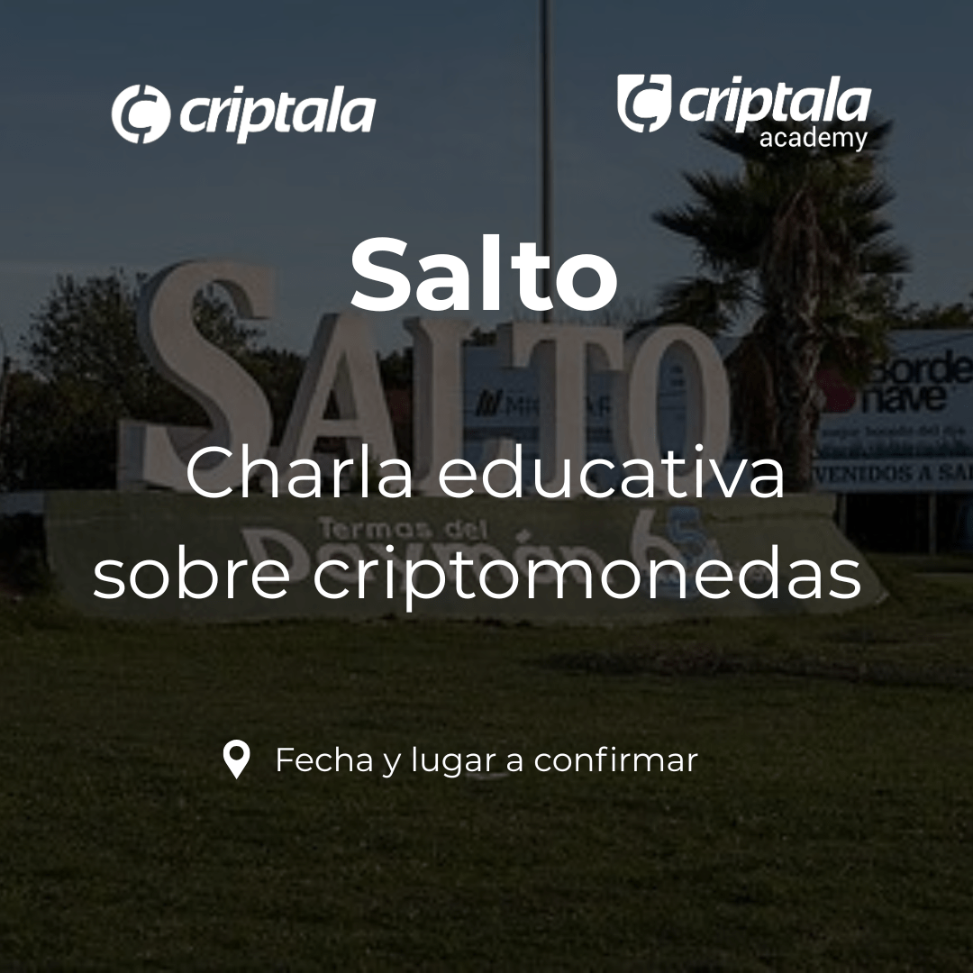 Salto: Charla educativa sobre criptomonedas