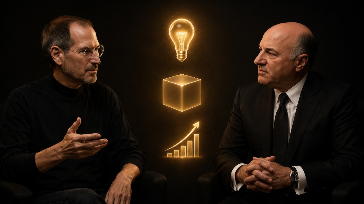 Conseil en or : les trois choses que Steve Jobs a enseignées à Kevin O'Leary