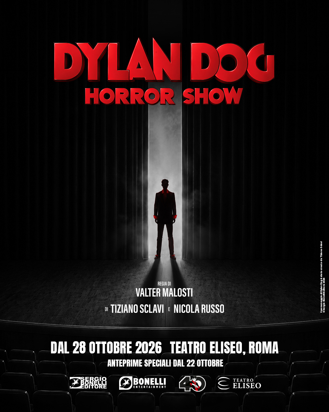 Teatro Eliseo | DYLAN DOG HORROR SHOW dal 28 ottobre