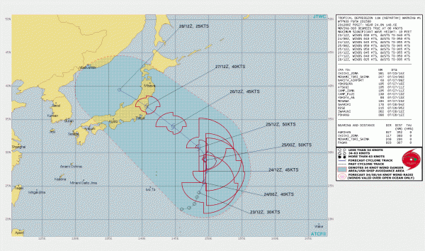 【オリンピック直撃】台風8号「ニパルタック」発生…関東周辺、日本上陸のおそれも