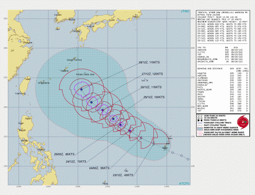 【関東にも影響か】台風16号（ミンドゥル）発生！非常に強い勢力で北上中…今後の進路に注意