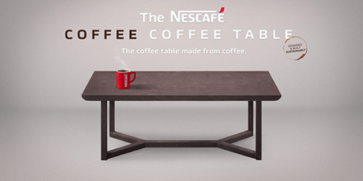 Nescafé, кофейный столик, кофейная гуща, Nescafé Coffee Coffee Table, Джессон Моен