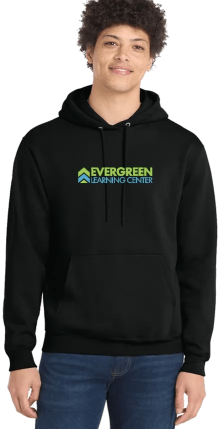 Pullover Hooded Sweatshirt with printed team logo