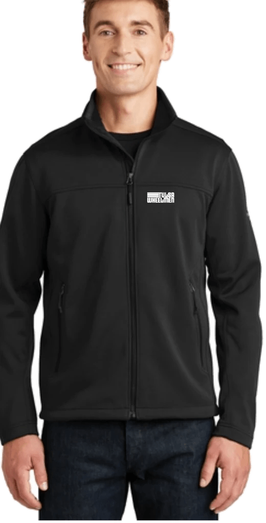 North Face Soft Shell Jacket with printed team logo