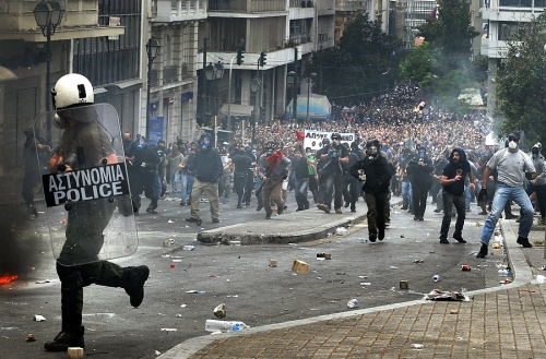 In Athens, austerity puts revolution back on the menu