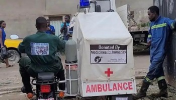 Cameroonian Erico Metal Fabrication manufactures motorcycle Ambulances