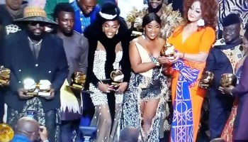 Canal d’Or Awards 2023 (First Lady Chantal Biya with Winners)