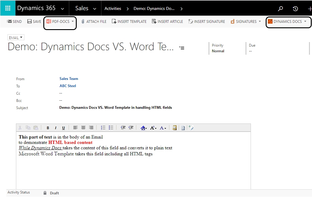 Microsoft launched monday its outlook customer manager, a lightweight crm system. Dynamics Crm Word Templates Issue With Html Fields Crm Software Blog Dynamics 365