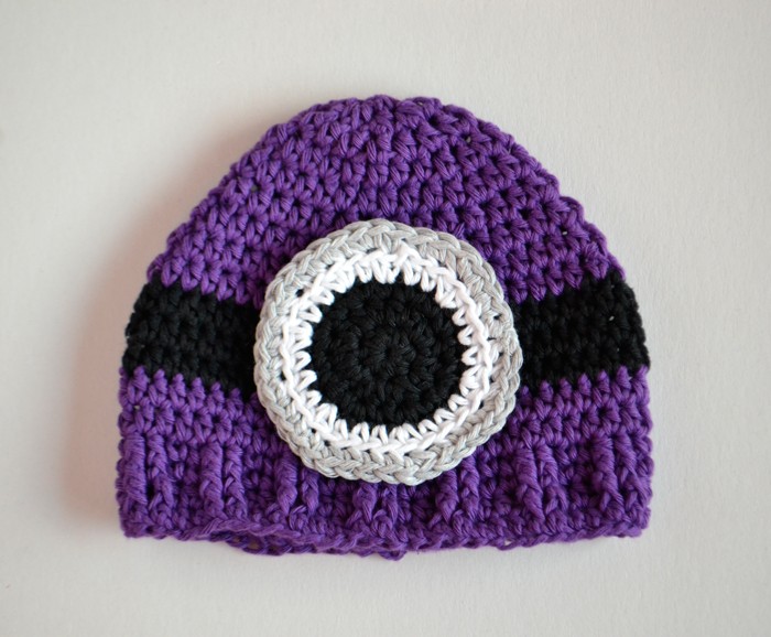 Evil Minion Inspired Crochet Baby Hat 