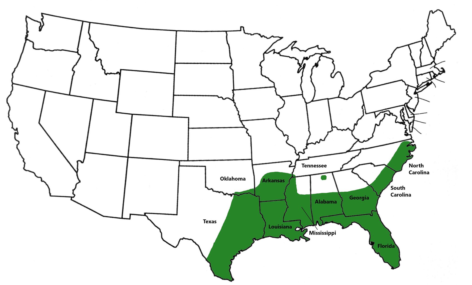 Florida Alligator Map AMIS 