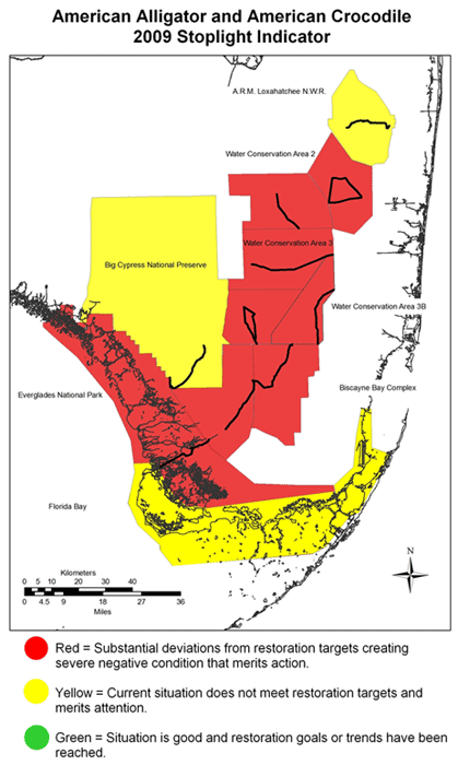 Alligators In Florida Map 