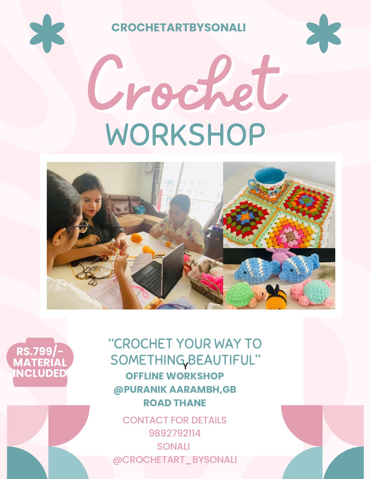 Crochet Workshop flyer