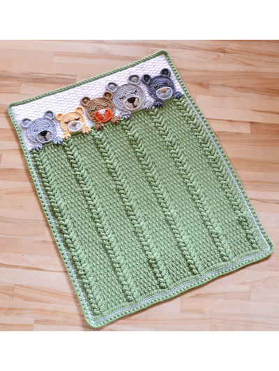 sleep tight teddy bear blanket