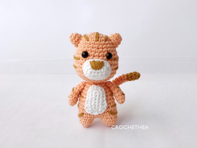 little tiger amigurumi crochet pattern