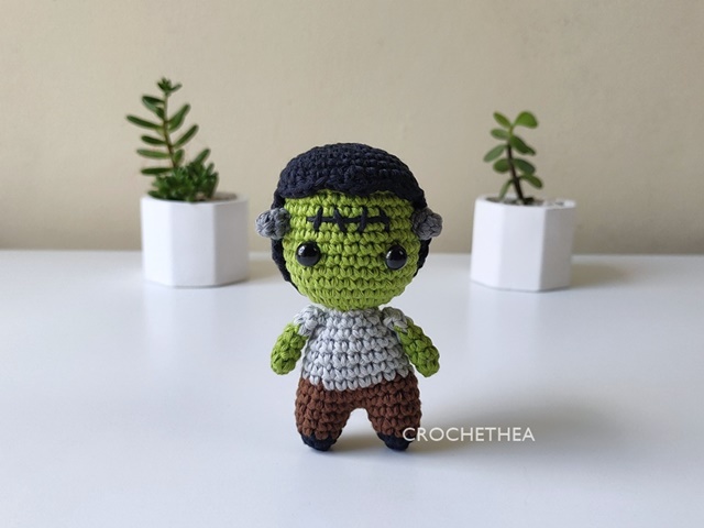 amigurumi frankenstein's monster crochet pattern