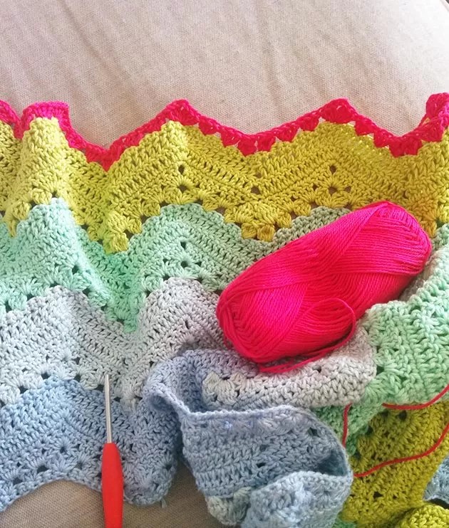 Browse our large free collection of . Granny Chevron Ripple Blanket A Week Of Crochet Crochetobjet