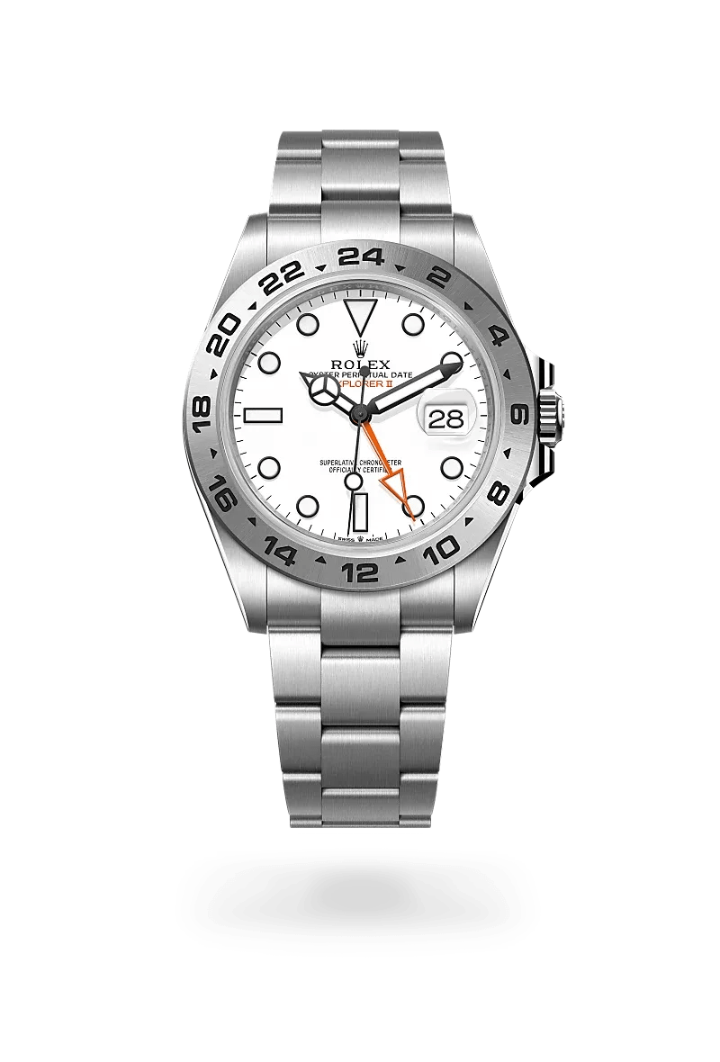 Rolex Explorer II Orange Hand Steel - Image 1