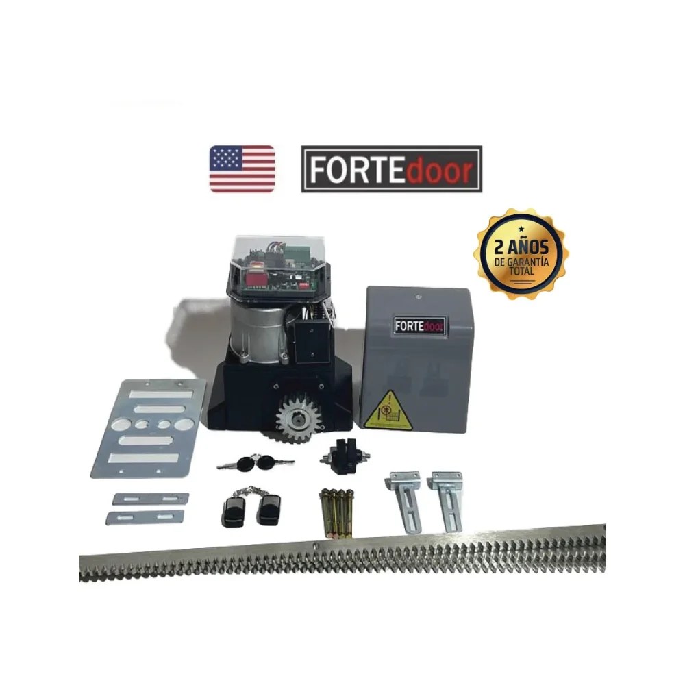 KIT MOTOR DE GARAJE PUERTA CORREDIZA 1000KG FORTEDOOR