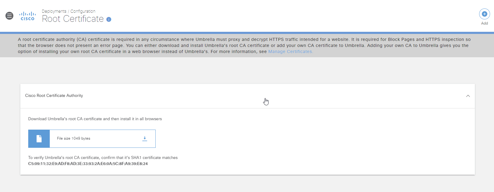 cisco umbrella ssl decryption