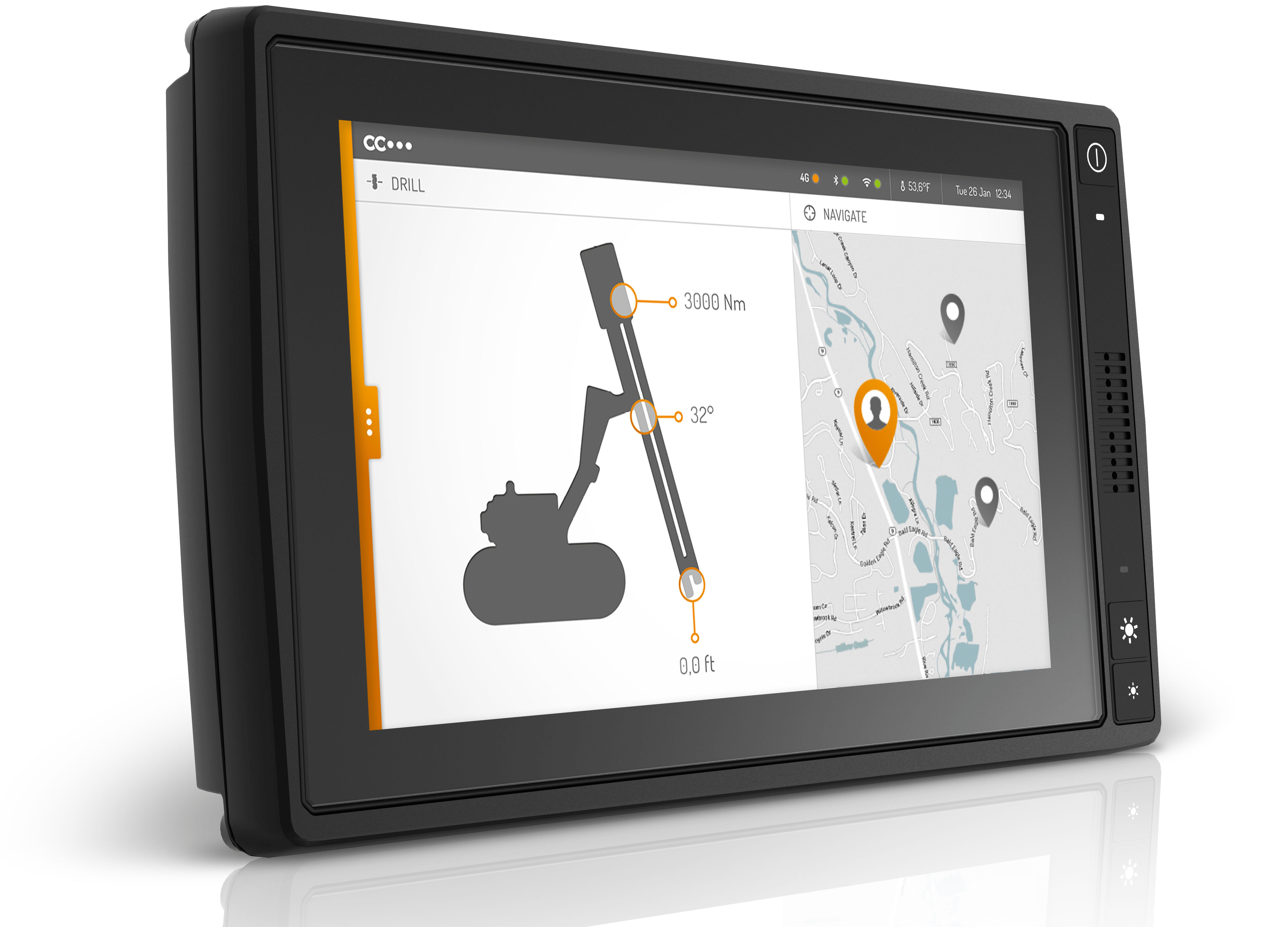 Display Computer Crosscontrol - Space Pattern Collection - High Resolution Quality