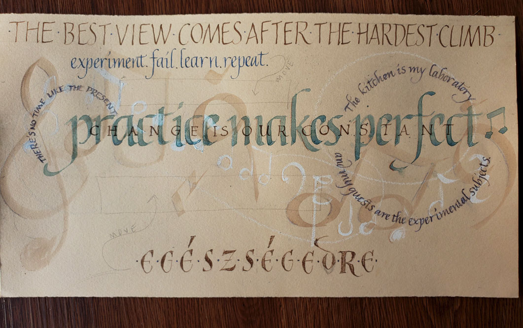 Calligraphy Layout for Quality Compositions - Crossroads Calligraphy®