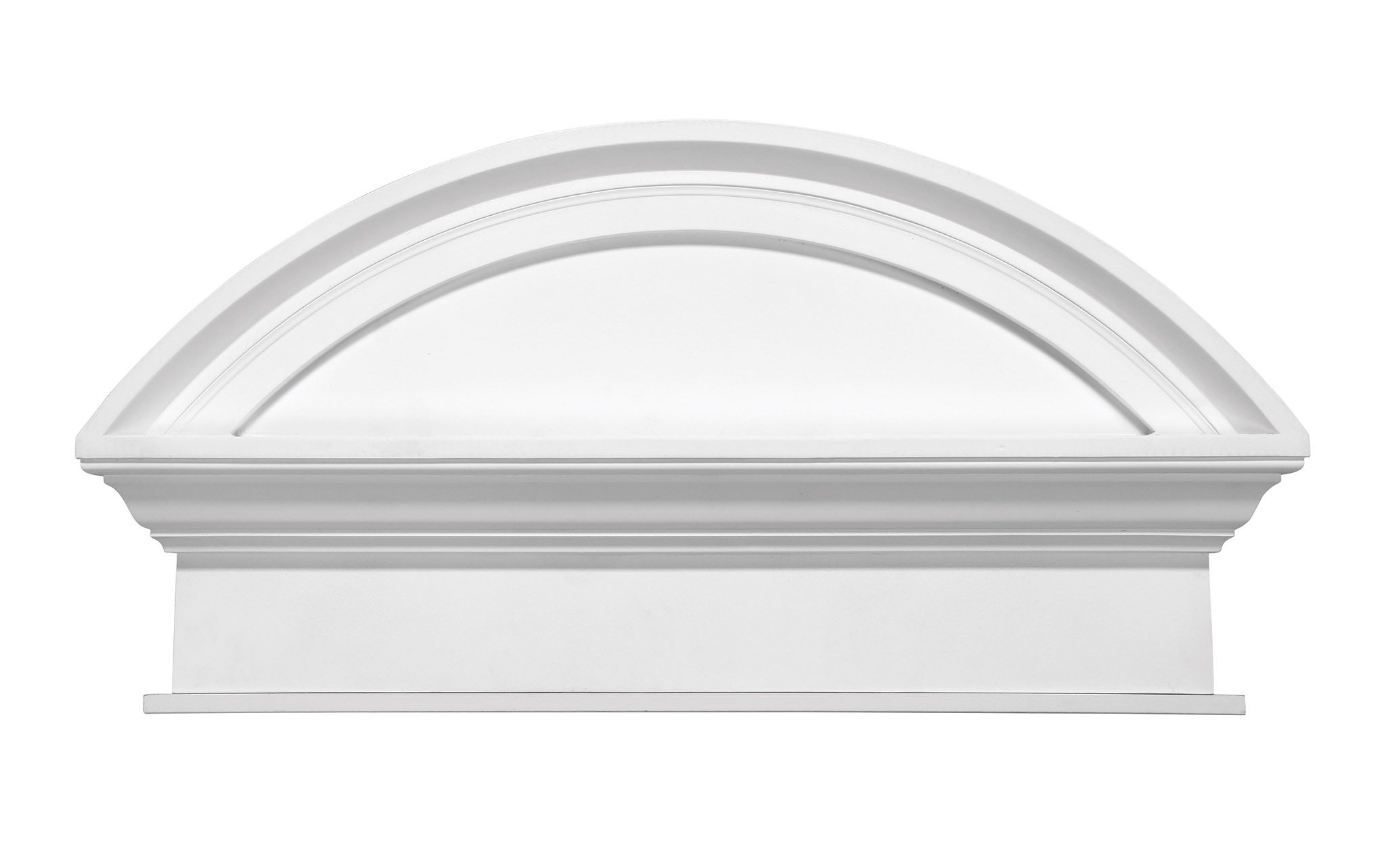 Fypon Bottom Trim Combination Segmented Arch Pediment