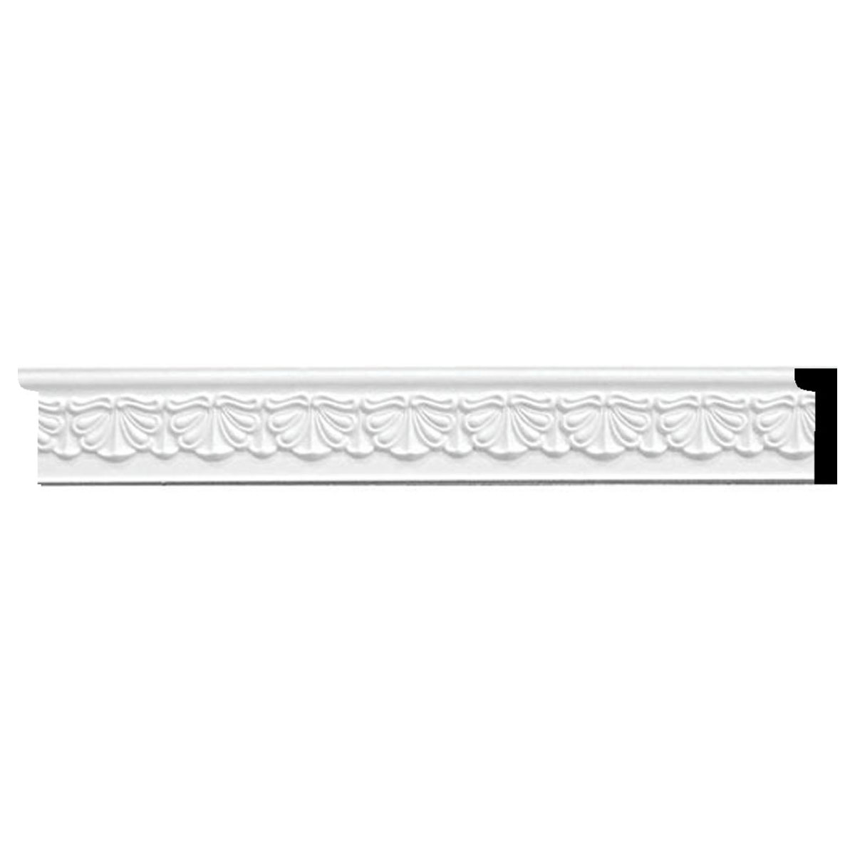 PML02X00AC 2-1/2"H x 1/2"P x 94-1/2"L Acanthus Leaf Panel Molding