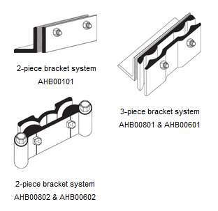 Afco Hurricane Brackets for 6" Craftsman Aluminum Column
