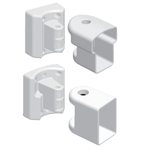 44070DFMBK Multi Angle Bracket Kit for 22.5 to 45 degree applications [WHITE]