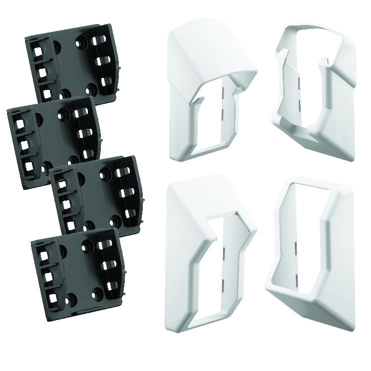4409DFSUBK STAIR Bracket Kit for QuickRail Systems [WHITE]