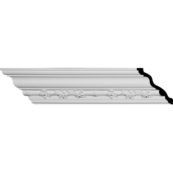 4 1/2"H x 4 3/4"P x 6 5/8"F x 94 1/2"L Francis Crown Moulding (12 Inch Sample of MLD05X05X07FR)