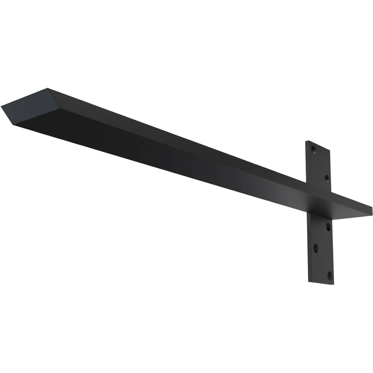 Powder Coated Black Floating Steel Heavy Duty Wall Mount