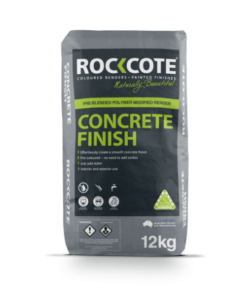 Rockcote concrete finish