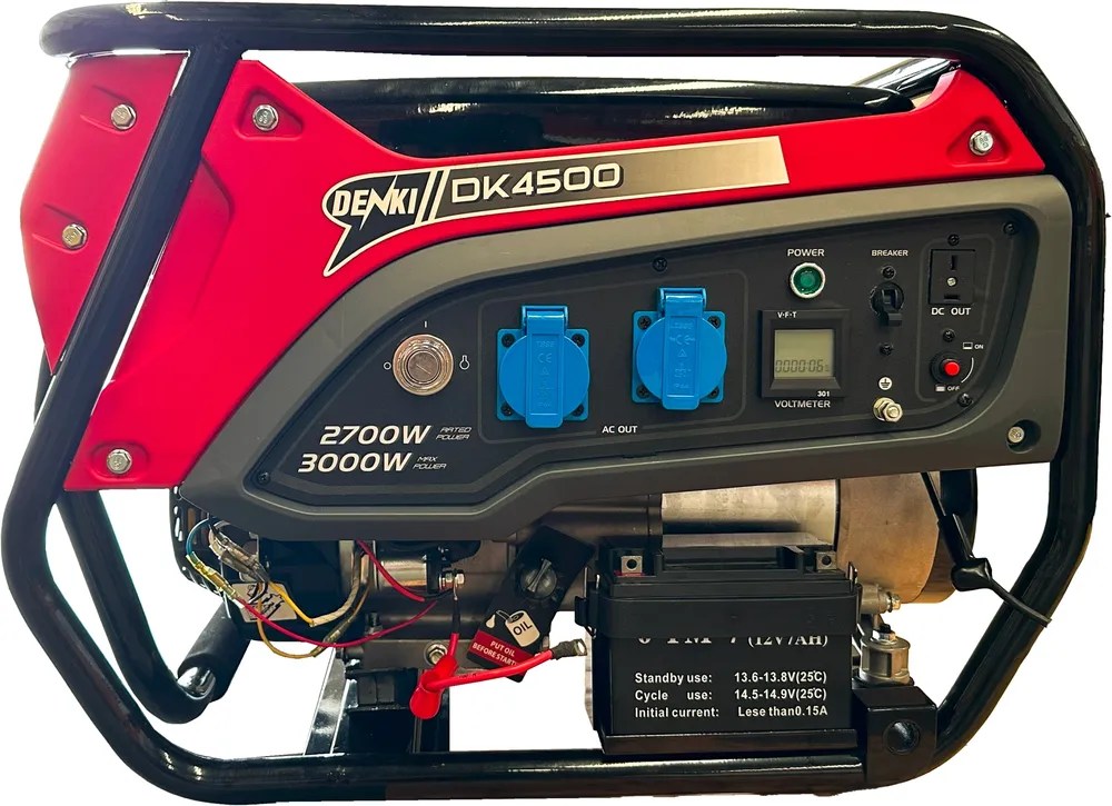 เครื่องกำเนิดไฟฟ้าเบนซิน DENKIGEN : DK4500