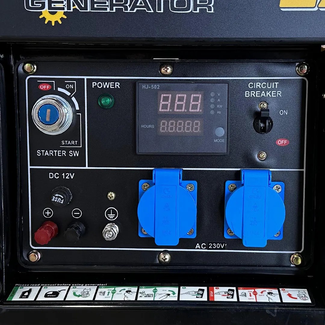 เครื่องกำเนิดไฟฟ้าดีเซล LAUNTOP : LDG6500CLE