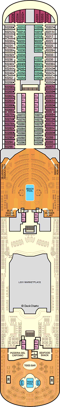 Carnival Horizon Deck Plans Reviews Pictures Tripadvisor
