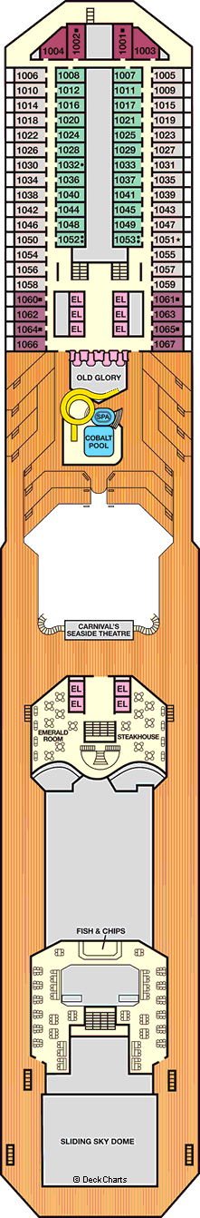 Carnival Glory Deck Plans Reviews Pictures Tripadvisor