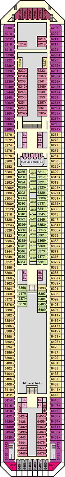 Carnival Freedom Deck Plan Cruisemapper