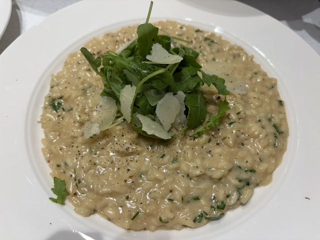 What It’s Like to Experience The Kitchen Table on a Viking Ocean Cruise 1 Finished Risotto Dish Prepared During The Kitchen Table Cooking Class Aboard Viking Ocean Cruises