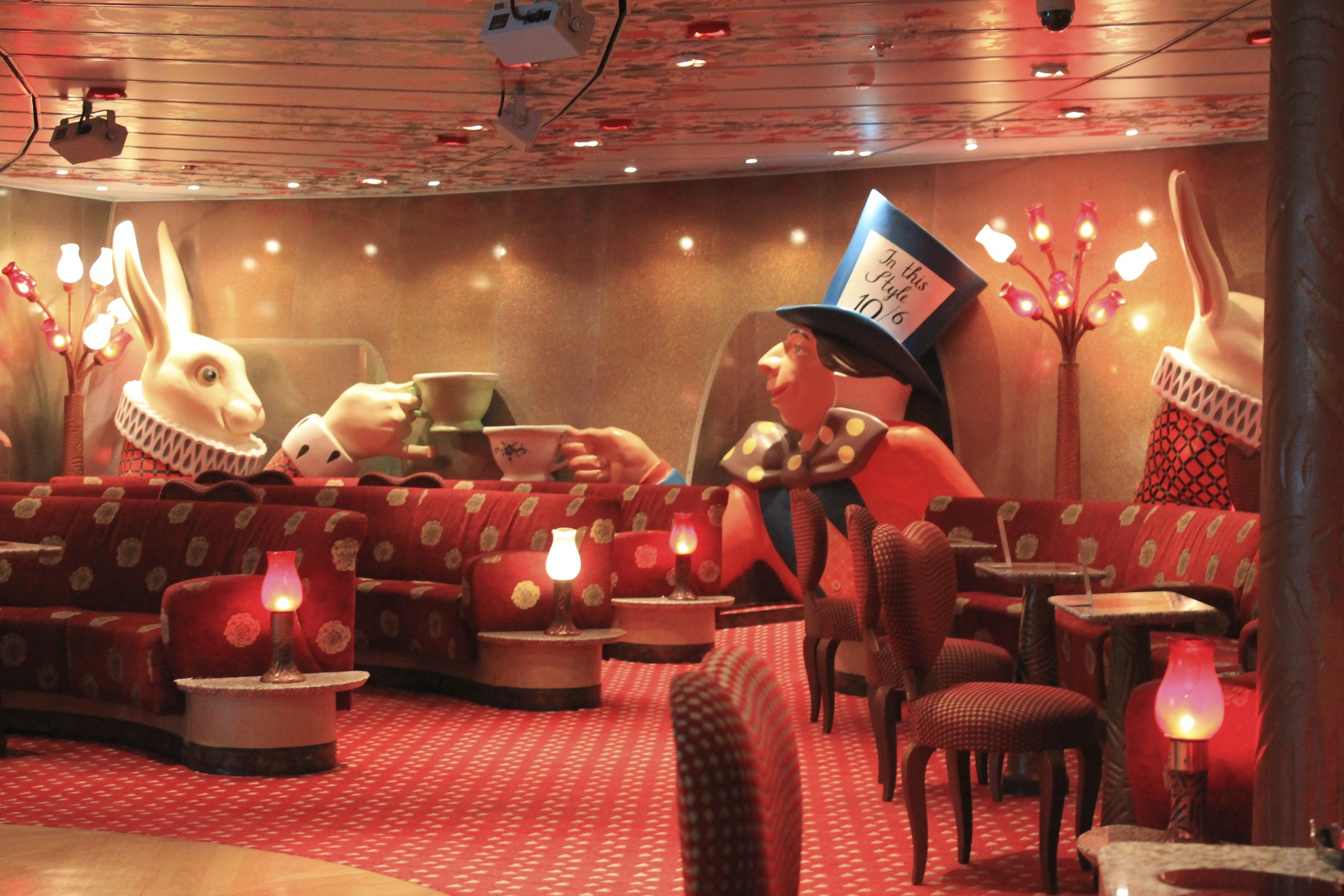 Carnival Miracle Mad Hatters Ball Lounge Pictures