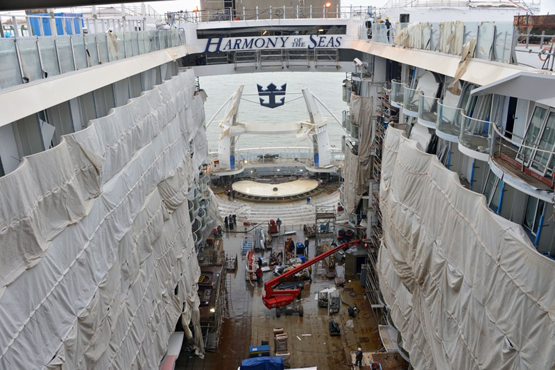 Harmony Of The Seas Update Latest Construction Photos