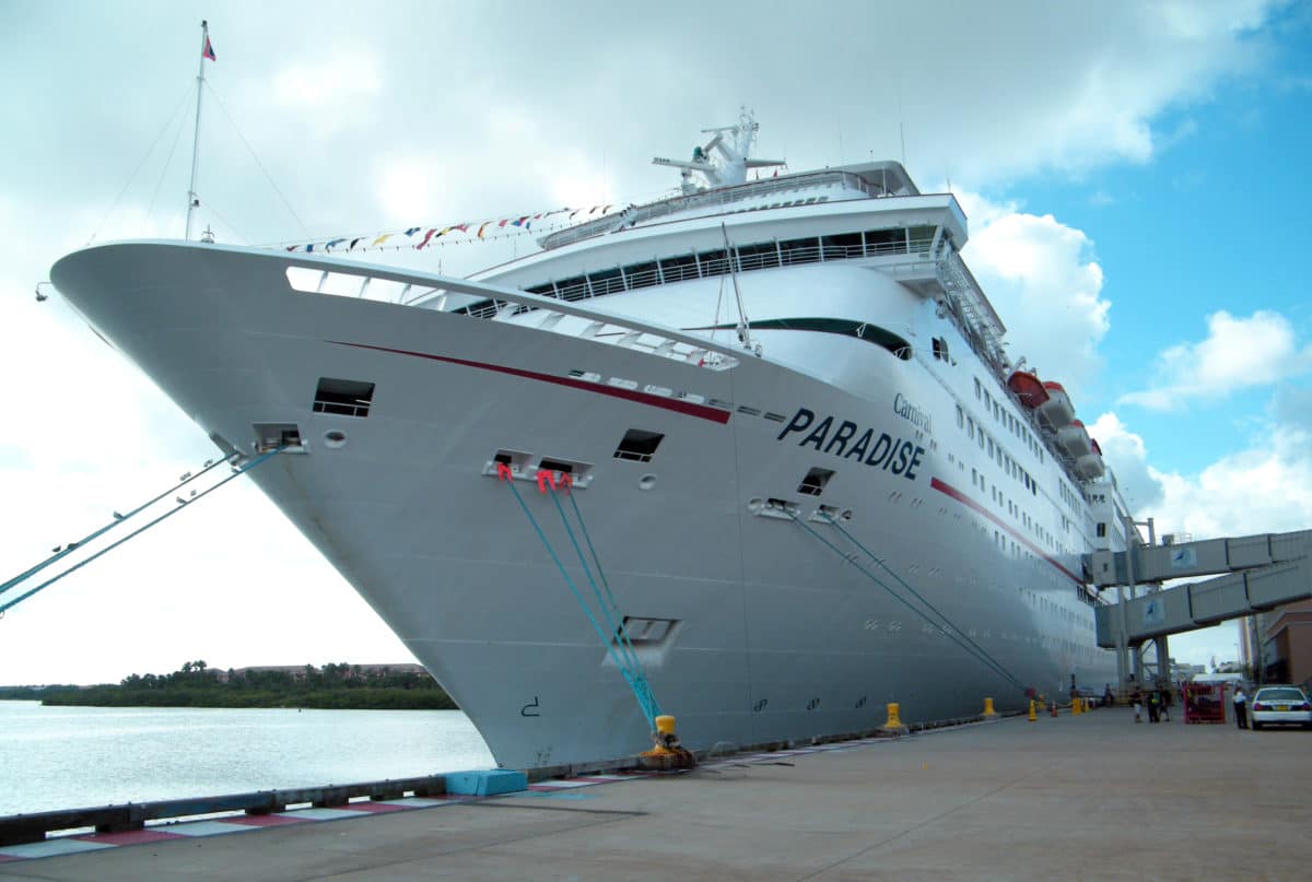 Carnival Paradise Sailing Back In Florida