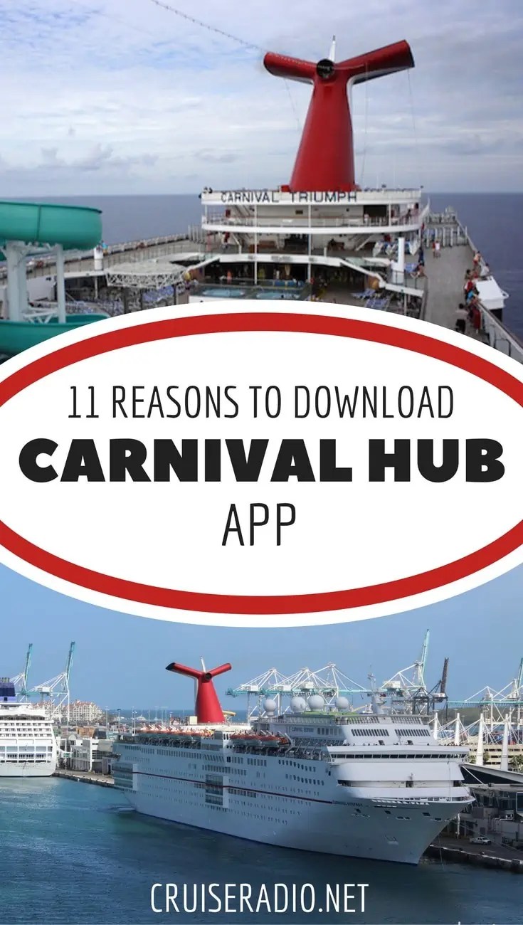 12 Reasons To Download The Carnival Hub App