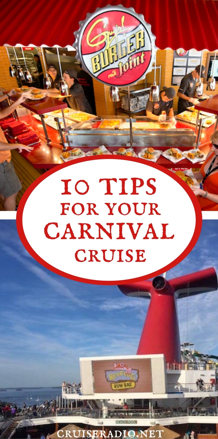 10 Tips For Carnival Cruise Line