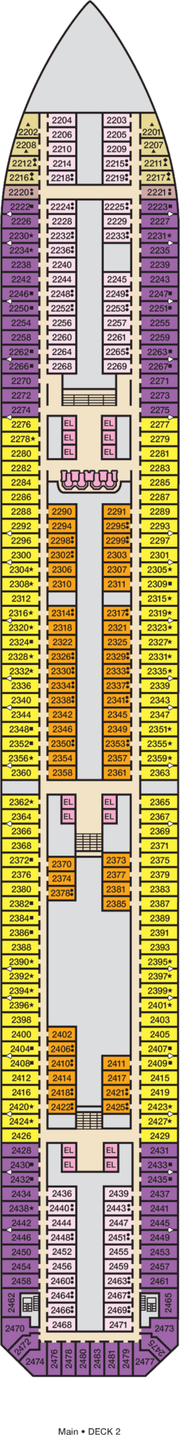 Carnival Splendor Deck Plans